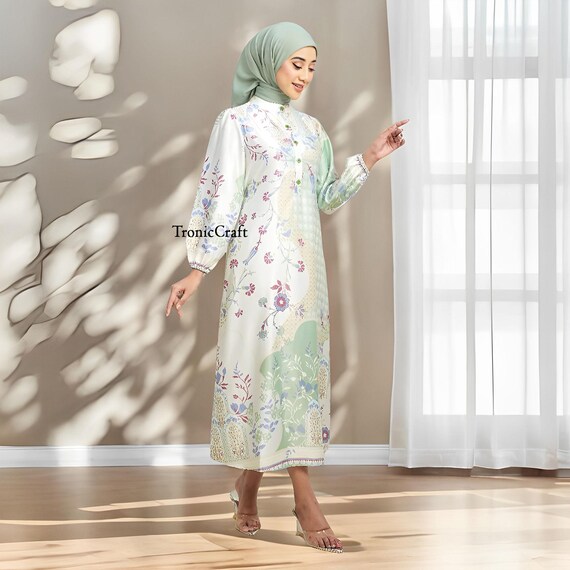 Batik Wrap Skirt Hand Stamped Cotton Samping Ethnic Kebaya Bottom