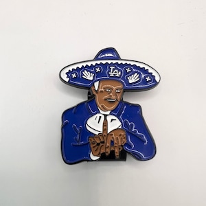 Hat Pins | Vicente Fernandez Hat Clip | Chente Hat Clip | Dodgers Hat Clip | LA Hat Clip