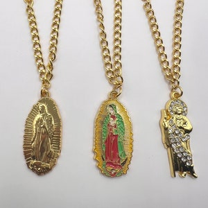 Mexico Style Jesus Hat Pin With Chain - Religious Fashion Brooch For Hat & Lapel Decoration