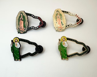 Hat Pins | Virgen De Guadalupe Hat Pin | San Judas Hat Pin