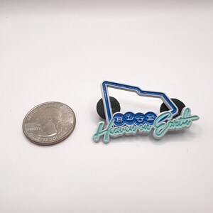 Hat Pins |  Dodgers Hat Clip | LA Hat Clip | Blue Heaven On Earth Pin | Los Angeles Pin