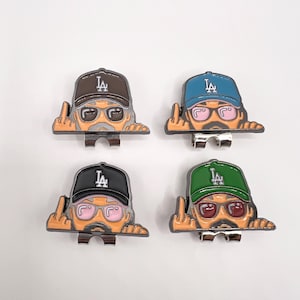 Hat Pins |  Dodgers Hat Clip | LA Hat Clip | Blue Heaven On Earth Pin | Golf Ball Marker | Los Angeles Pin