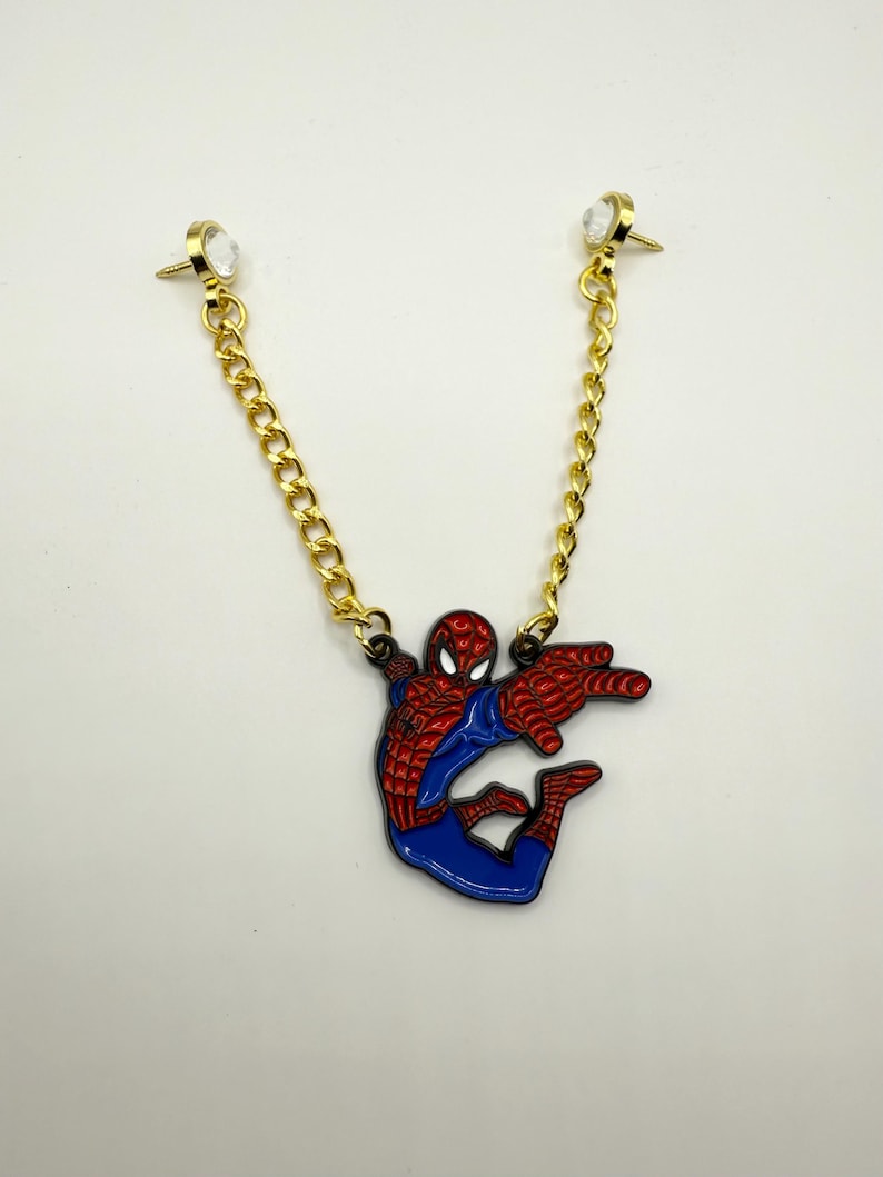 Hat Pins | Spider Hat Chain | Spidey Hat Chain | Spider Superhero Hat ...