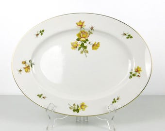 Rosenthal Bahnhof-Selb Germany 13" Charlene (Aida) Oval Porcelain Serving Platter