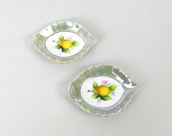 Noritake 'M' Hand Painted Porcelain Candy/Nut Serving Dishes - Made in Japan