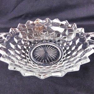 Vintage Fostoria American Clear Handled 10 3/4&quot; Round Bowl (Pattern #2056)