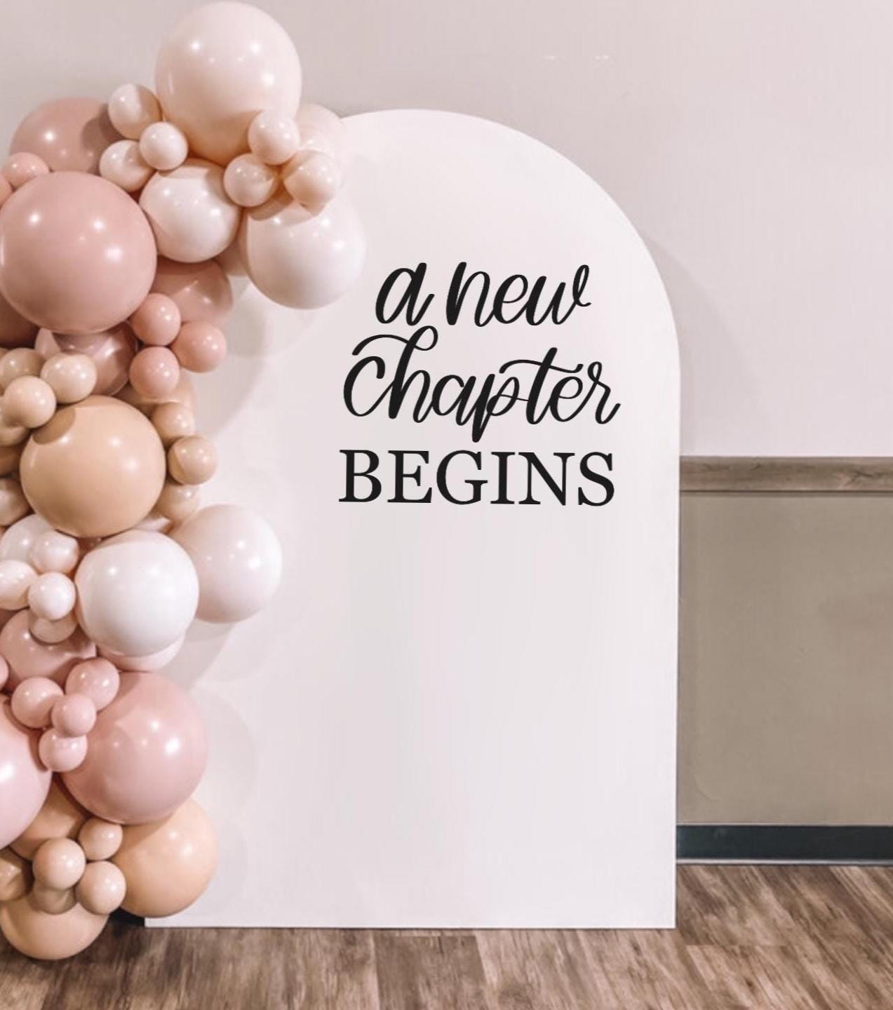 Chapter One Backdrop A New Chapter Begins Svg Storybook Baby Shower Digital File Decal a New ...