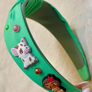 Moana inspired Headband with embellishments.