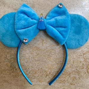 Cinderella inspirierte Mickey / Minnie Mouse Ohren Haarband. Disney Stirnband. Aschenputtel, Luzifer. leichtgewichtig.