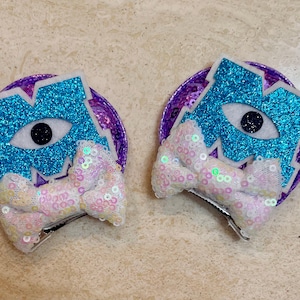 Monsters University Mickey / Minnie Mouse Ears Hair clips.