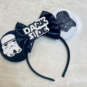 Diadema con orejas de Mickey Mouse inspirada en Star Wars