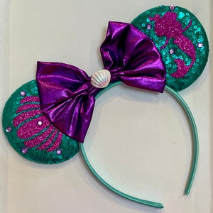 Little Mermaid Ariel Disney ears headband