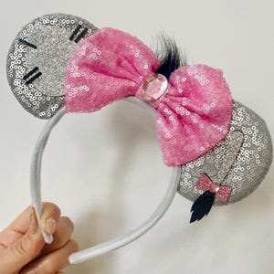 Winnie the Pooh EEYORE inspired Mickey / Minnie Mouse ears.
