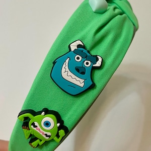 Monsters University Mike and Sully inspired Headband. standard size. lightweight. can be worn by both adults or children.