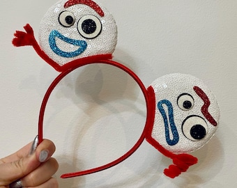 Toy Story FORKY Inspired Mickey / Minnie Mouse Ears Headband  display picture 2