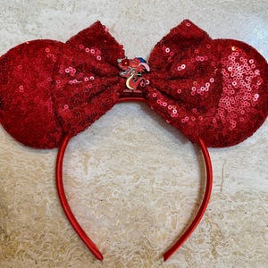 Mulan MUSHU inspired Mickey / Minnie Mouse ears headband. Disney headband. Mulan, Mushu dragon. lightweight.