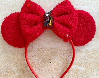 Mulan MUSHU inspired Mickey / Minnie Mouse ears headband. Disney headband. Mulan, Mushu dragon. lightweight.
