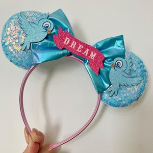Cinderella inspired Mickey / Minnie Mouse Ears headband.