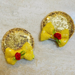 Beauty And The Beast Belle inspired Disney Ears Headband