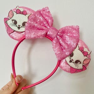 The Aristocats ‘Marie’ inspired Mickey / Minnie Mouse ears.