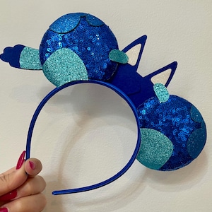 BLUEY inspired Mickey / Minnie Mouse ears headband.