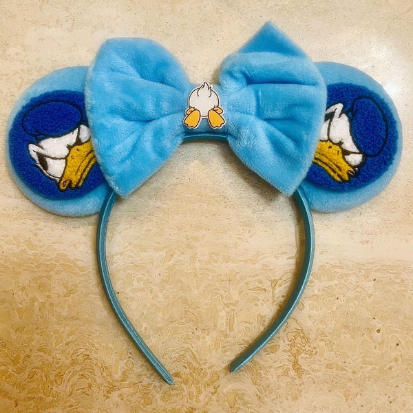 Donald Duck Ears Headband: Lightweight Disney Inspired Headband
