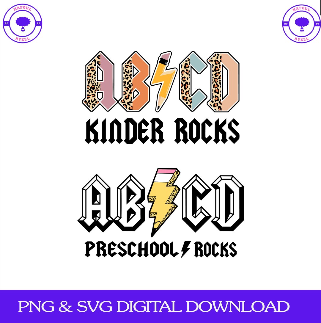 Abcd Kinder Rock Png , Abcd Back in Class Preschool Rock Png , Back to ...