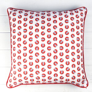 Terrier Head Print Cushion image 4