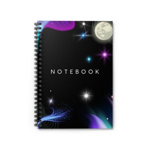 Space Spiral Notebook - Ruled Line