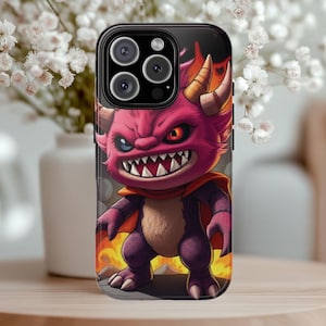Labubu Monster Phone Case: 3D Superhero Design, Impact Resistant