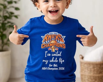 New York Knicks Toddler Tee, NBA Champions 2026 Infant Apparel