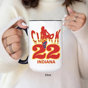 Caitlin Clark Fever Coffee Mug: Indiana WNBA Basketball Gift