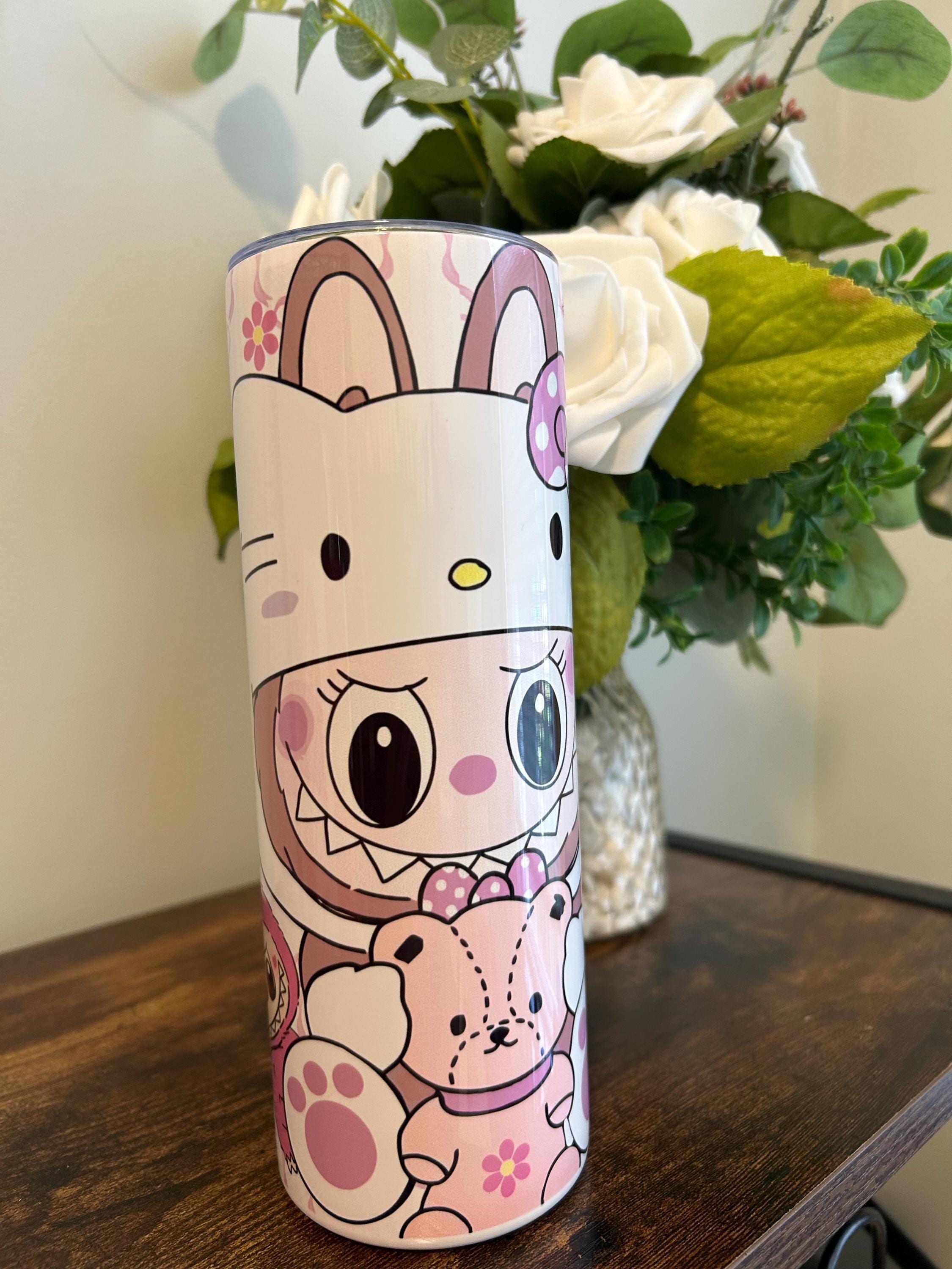 Labubu Macaron Monsters Tumbler: Stainless Steel Drinkware