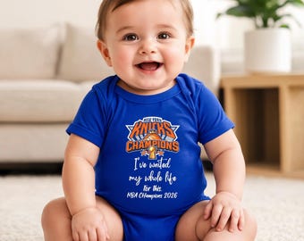 New York Knicks Baby Bodysuit, NBA Champions 2026 Infant Apparel