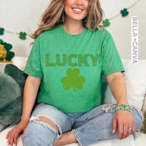 St. Patrick's Day Lucky Shamrock T-Shirt, Irish Tee