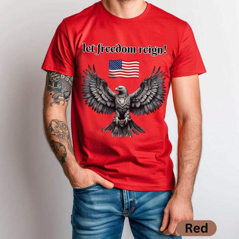 Liberty Wear Women's Born Free Eagle T-Shirt main image 0