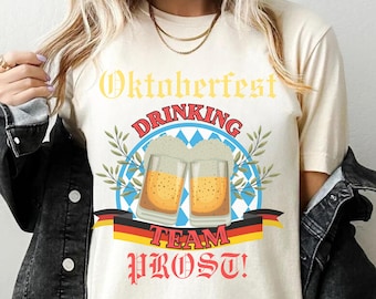 Oktoberfest Drinking Team T-Shirt: German Beer Festival Tee