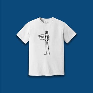 Bob Dylan Retro Scribble Art Graphic T-Shirt | Dylan Inspired Unisex Vintage Rock Band Tee
