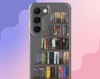 Samsung Personalisierte Lieblingsbücher Custom Bücherregal Handyhülle, Bücherwurm, Buchliebhaber