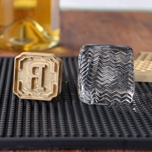 Whiskey Ice Cube Stamp, Business Ice Cube Stamp, Custom Ice Stamp, Ice Cube Stamp for Bar, Custom Logo Stamp, Gifts for Bartenders