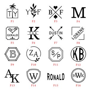 Timbro per ghiaccio con monogramma di whisky, design multipli, timbro per cubetti di ghiaccio personalizzato, accetta qualsiasi logo personalizzato, timbro per ghiaccio aziendale, regalo per la festa del papà