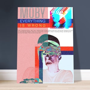 Moby Poster and Wall Art/ Gift Idea