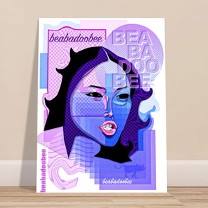Póster y arte mural de aluminio de Beabadoobee: idea de regalo