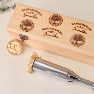 Custom Branding Iron Stamp with Your Logo - Electric Wood Burning Stamp - Custom Logo Stamp - Gift for Him