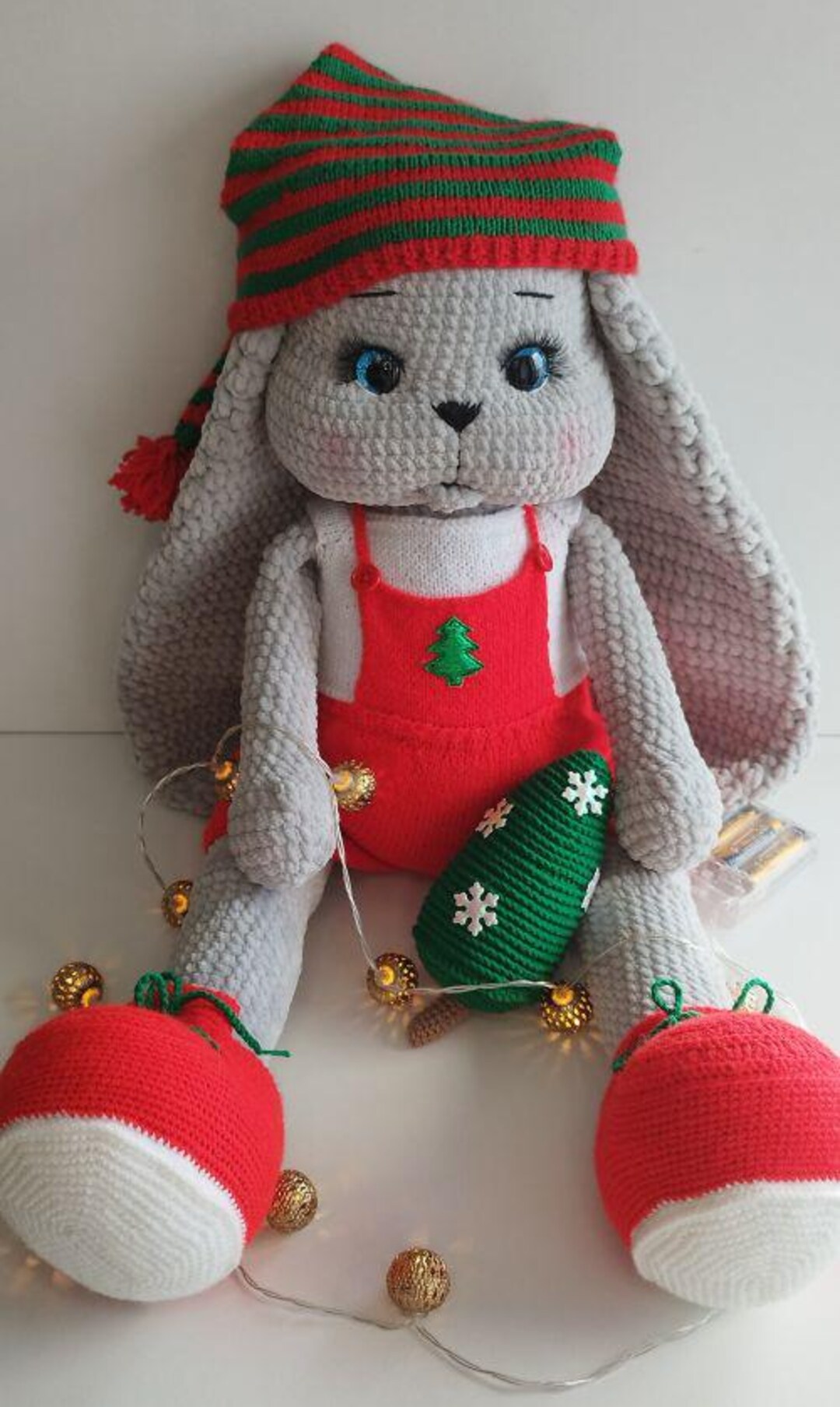 Elf Rabbit Prinatable Plush Bunny Tutorial in 2 Outfits - Elf & Angel - Etsy