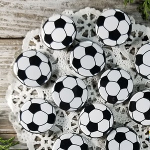 Lot of 3 Random Enamel Soccer Futbol Pins for Crafts