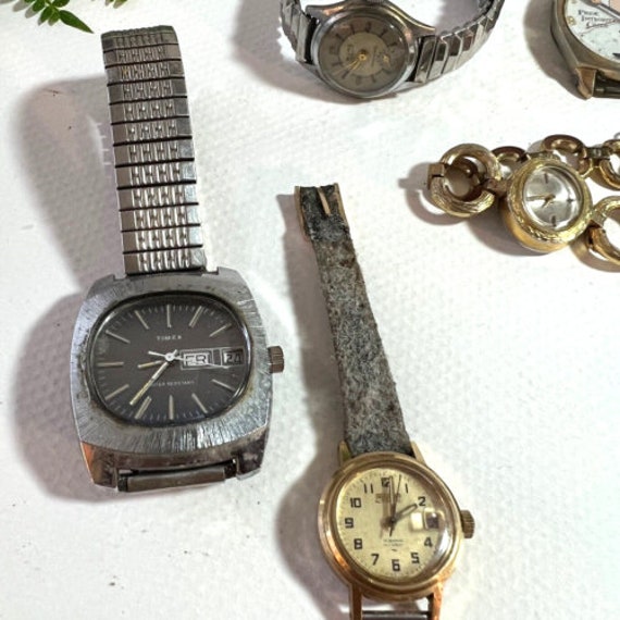 Vintage Lot of Old Watches Cop Watch Face Collect… - image 3