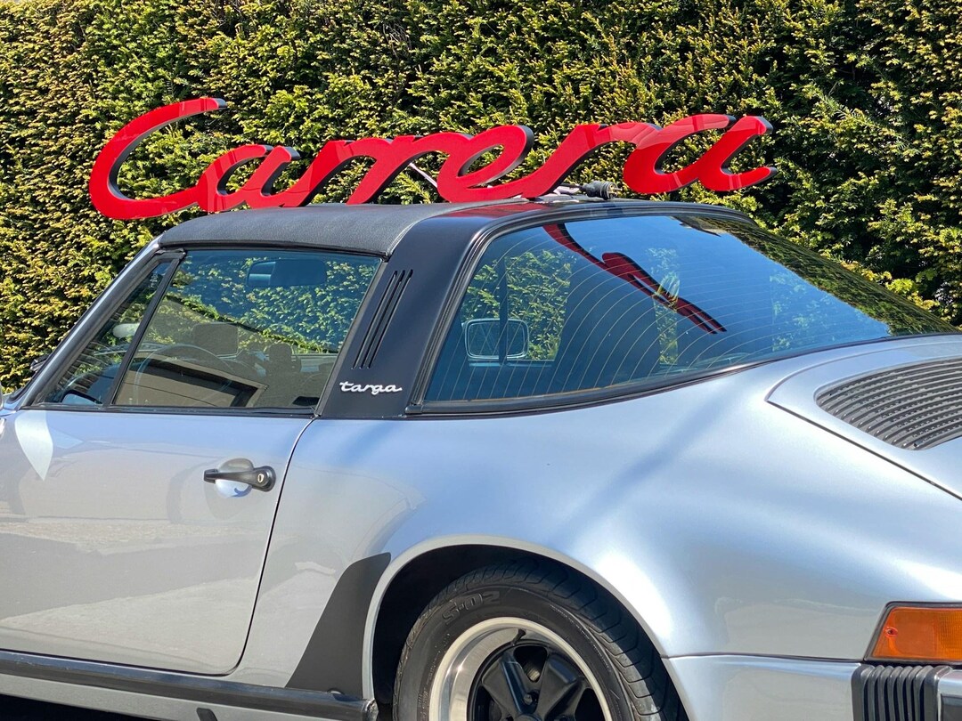 Porsche LED Carrera Logo Text Letter Wall Sign Metal Lightning LED Wall ...
