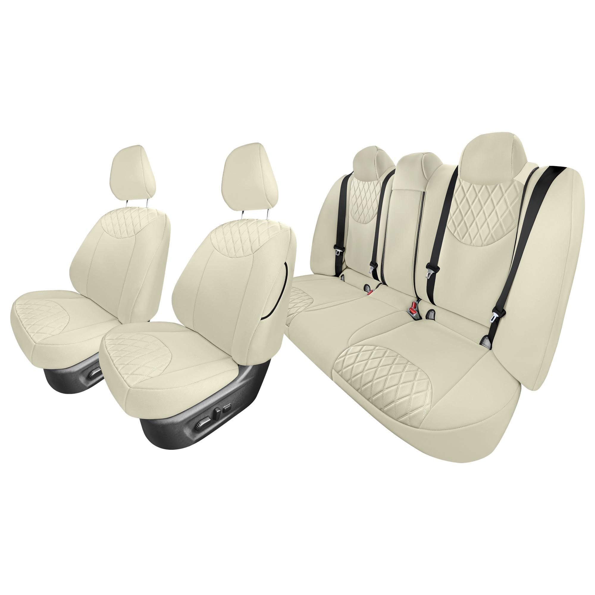 Nissan Altima 2019 2023 Full Set Seat Covers Solid Beige