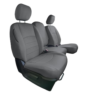Texan Auto Seat Cover – Driver Bottom Leather Replacement For 2011-2012 Dodge Ram 1500 Laramie (Dark Slate)